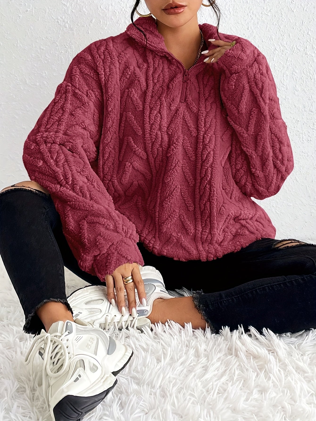 Maddalena | Elegant Fleece Sweater