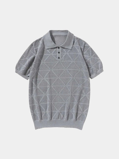Polo en Cuir Tissé - Leviana
