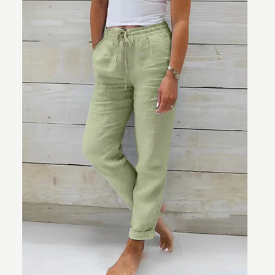 beesique® – Pantaloni Elasticizzati in Lino Premium Traspirante