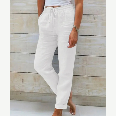 beesique® – Pantaloni Elasticizzati in Lino Premium Traspirante