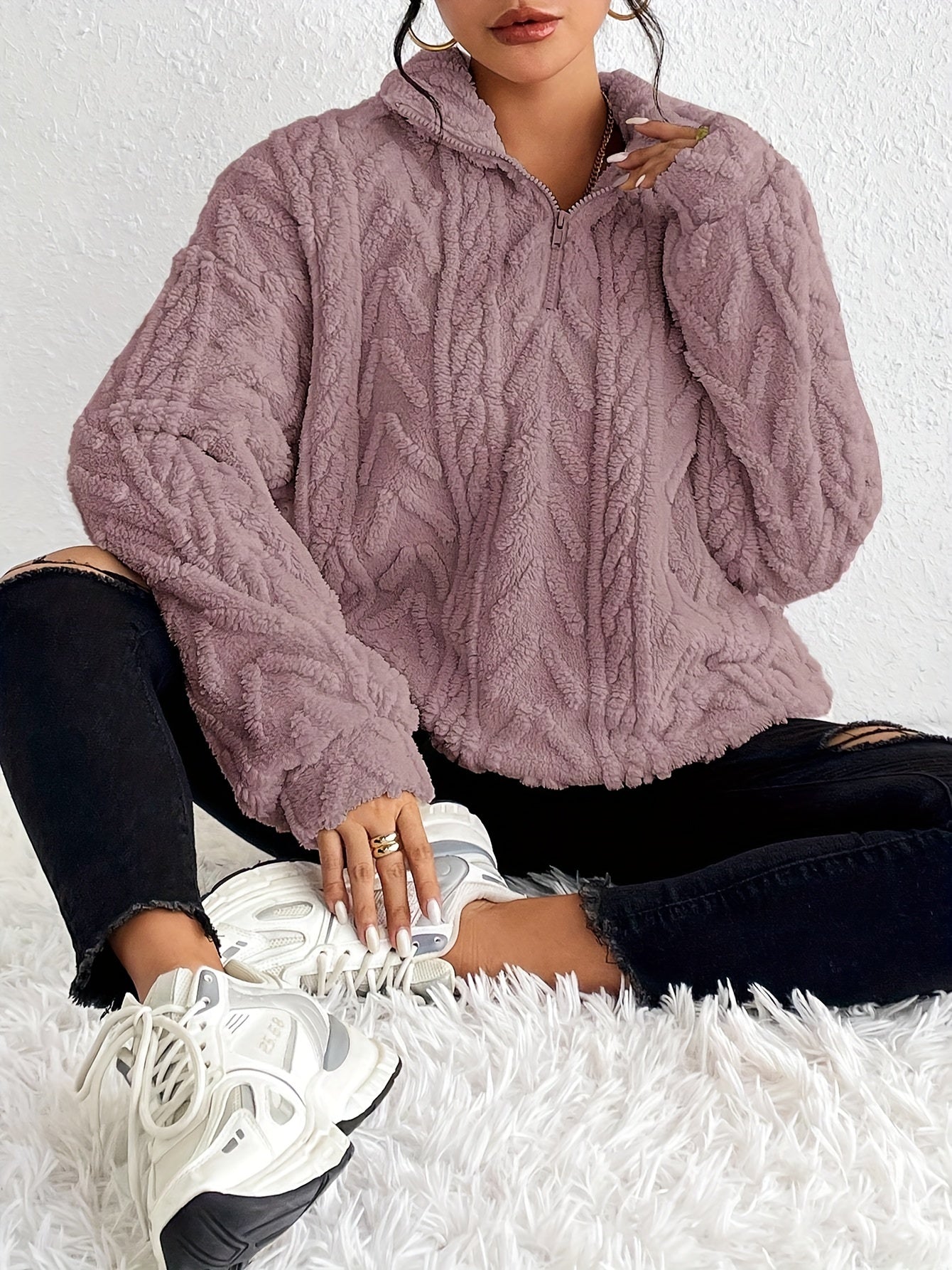 Maddalena | Elegant Fleece Sweater