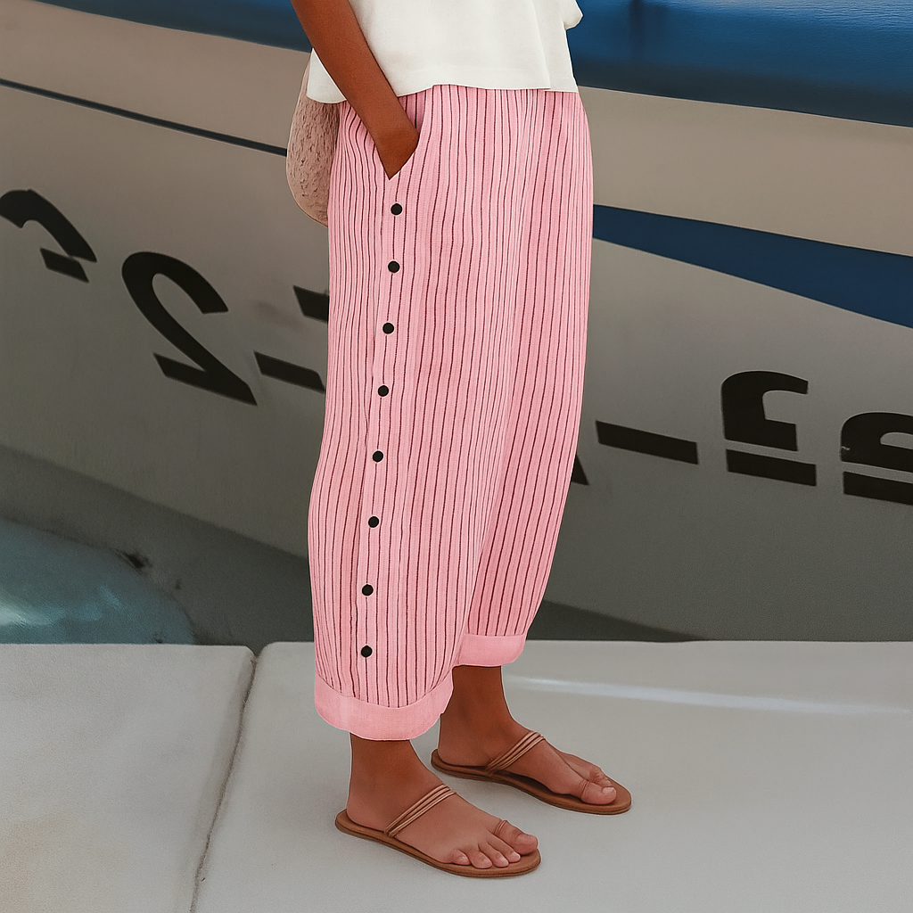 Sandrine™ | Pantaloni in lino