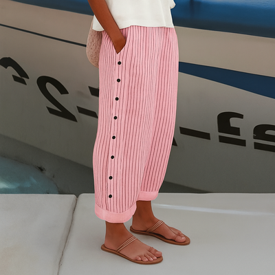 Sandrine™ | Pantaloni in lino
