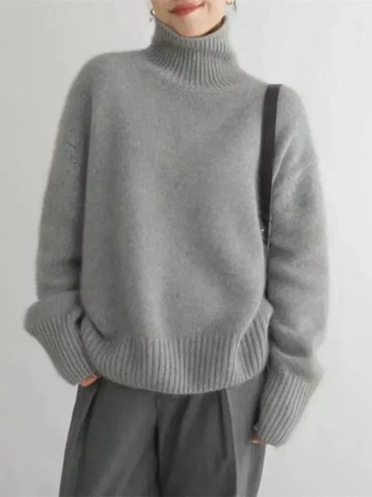Diana - Soft and Comfortable Turtleneck Sweater