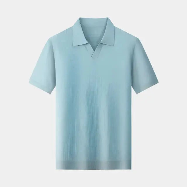 Polo à Manches Courtes Sans Boutons Quotidien - Leviana