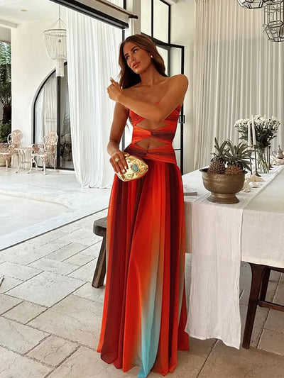 Valentina | Robe Maxi Glamour d’Été