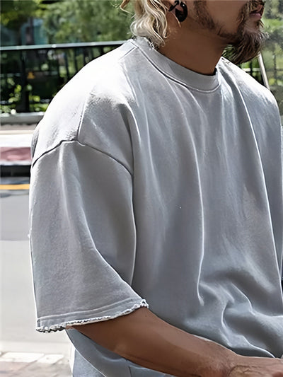 Casual Solid Color Sports Set