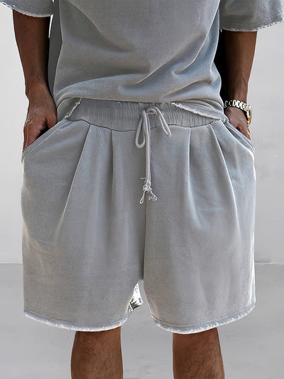 Casual Solid Color Sports Set