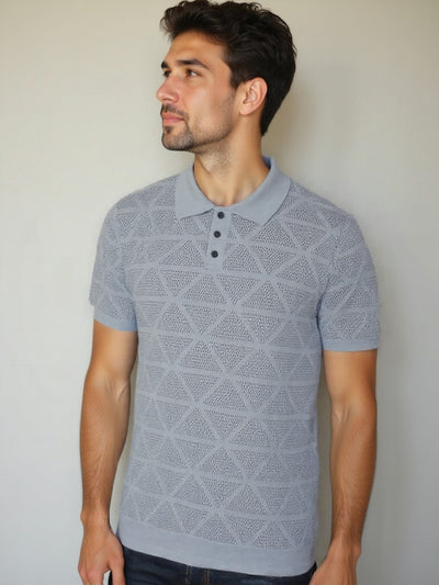 Polo en Cuir Tissé - Leviana