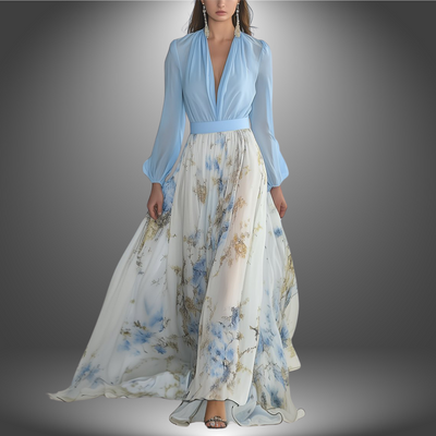 Fiorella™ | Abito Maxi Floreale
