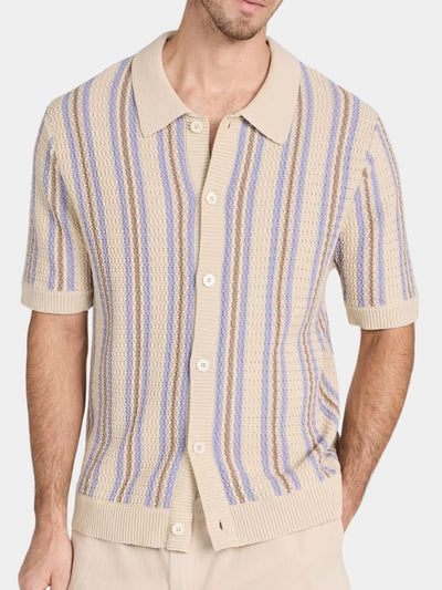 Polo Tricot Cadre Atlantique – Leviana