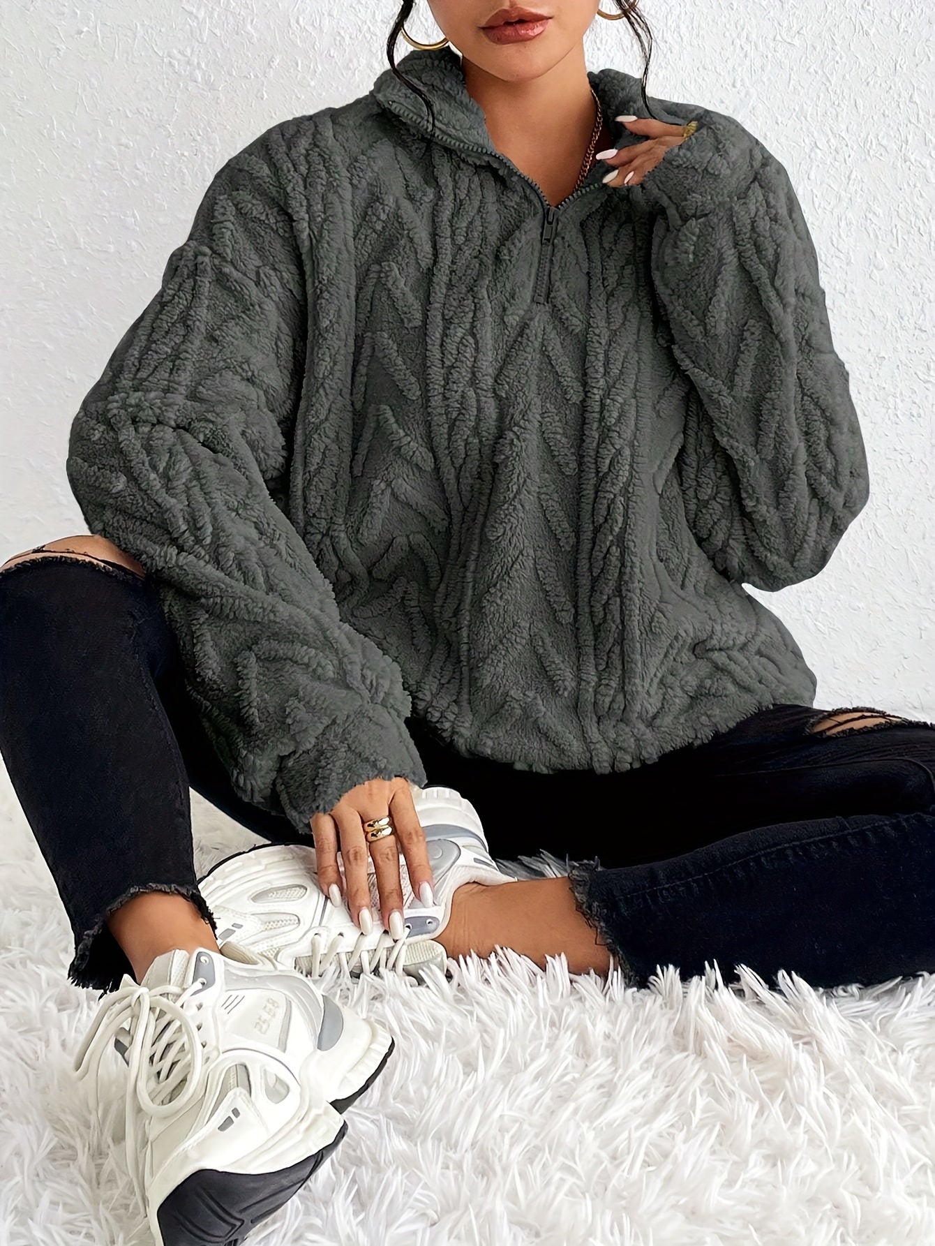 Maddalena | Elegant Fleece Sweater