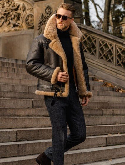 Folmer™ | Warm leather jacket