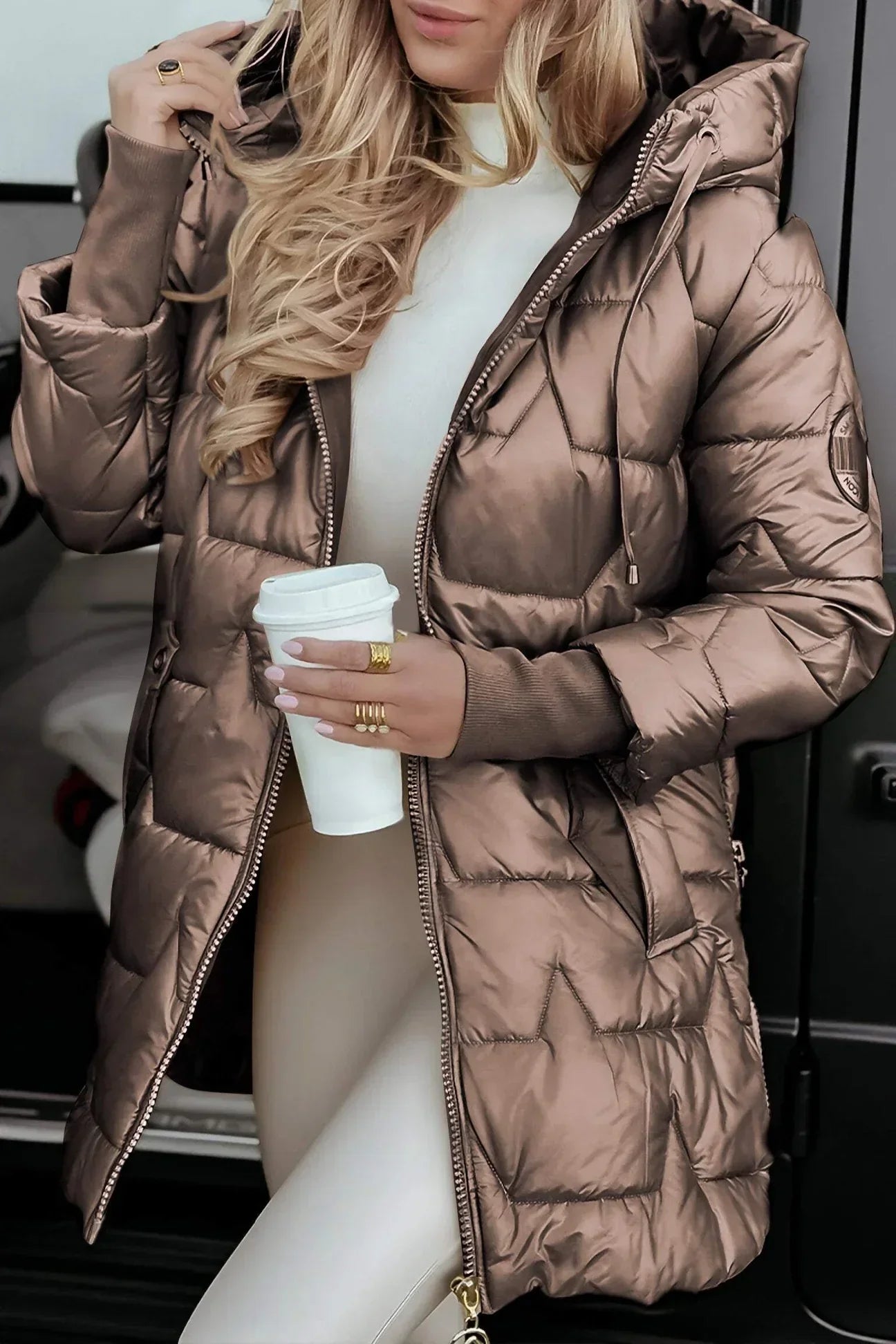 Nolwen – Elegant Coat with Hood