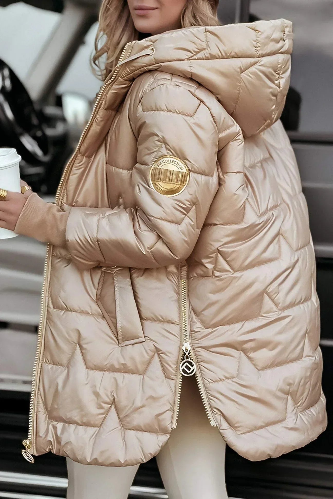 Nolwen – Elegant Coat with Hood